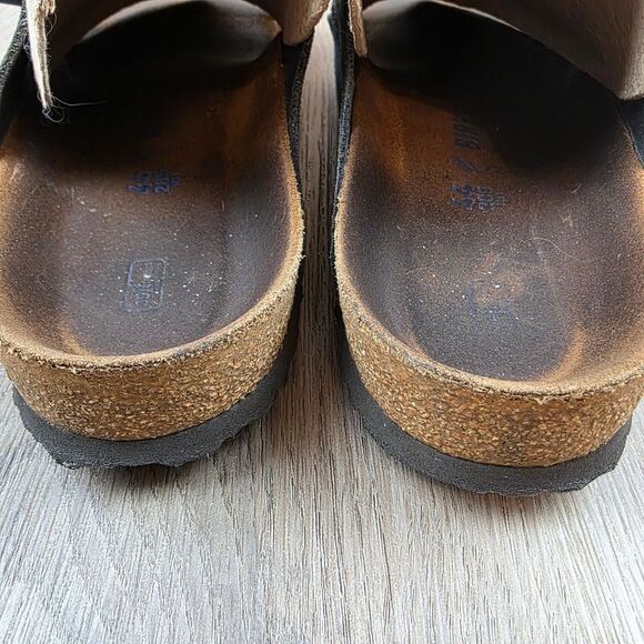 Birkenstock Arizona Suede Leather Sandals Size 11 - Picture 9 of 11